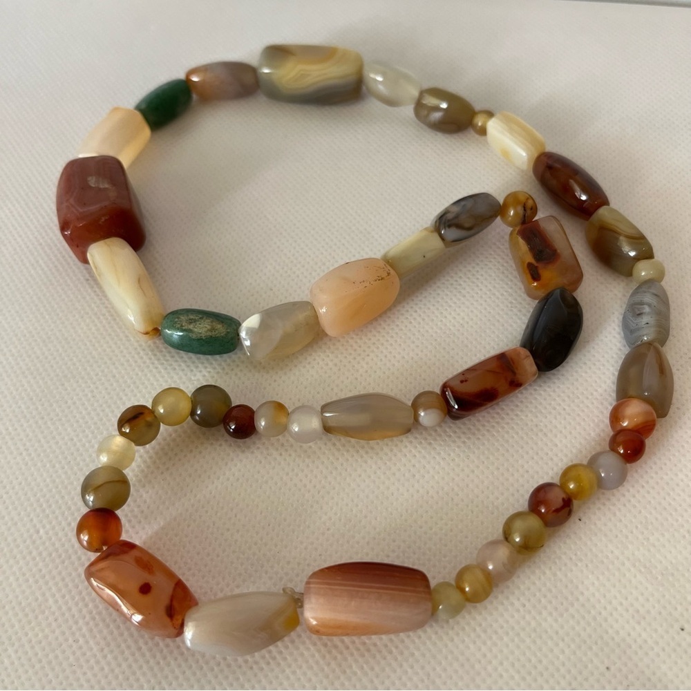 Vintage Multi-colored Stone Chunky Necklace
